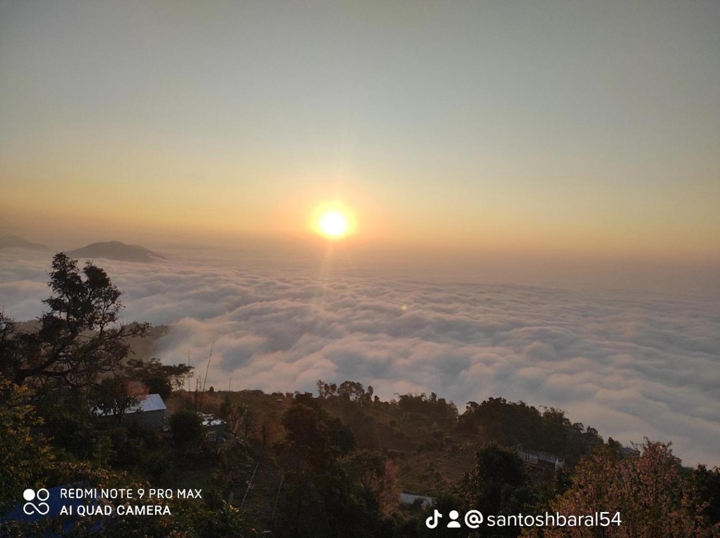 Lake View Lodge Sarangkot Pokhara Zimmer foto